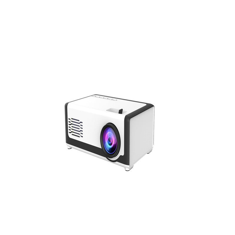 Mini projecteur LED portable 1080p, compatible avec téléphone portable, home cinéma