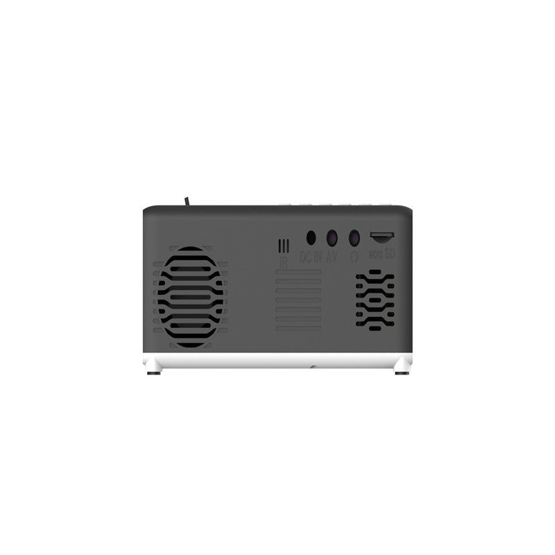 Mini projecteur LED portable 1080p, compatible avec téléphone portable, home cinéma
