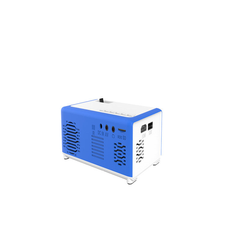 Mini projecteur LED portable 1080p, compatible avec téléphone portable, home cinéma