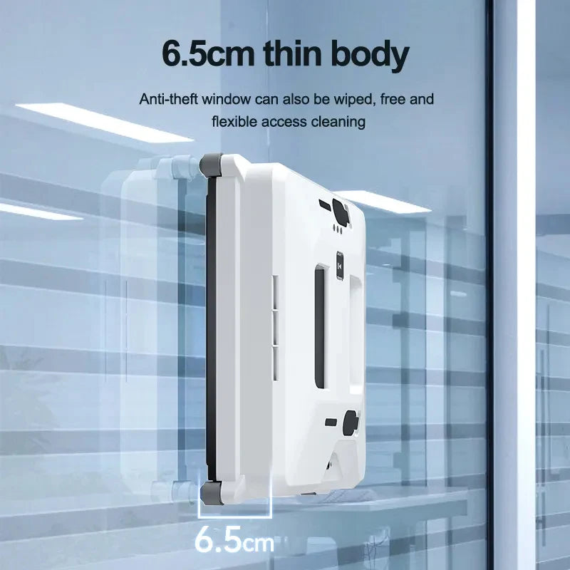 Robotic Window Cleaner Automatic Spray Remote Control Window Washing From Two Sides Smart Home High Suction Vacuum