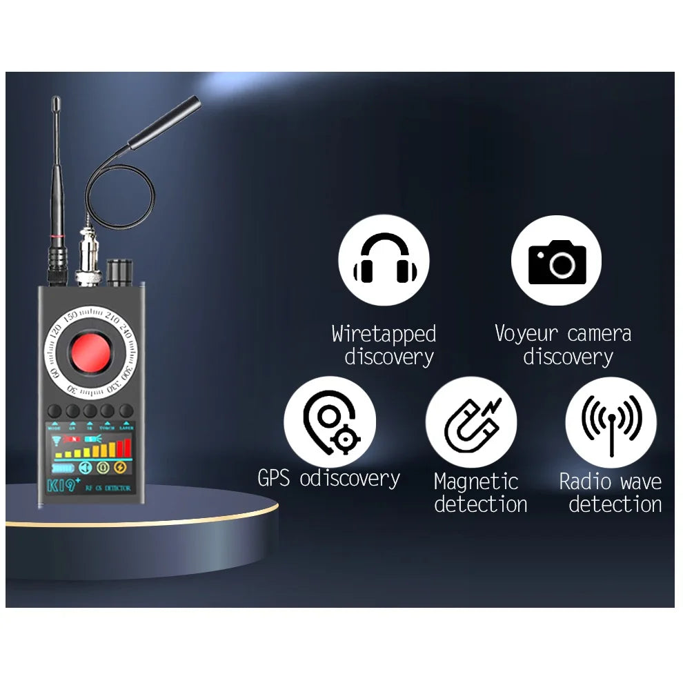 Eavesdropping Hidden Camera Detector RF Wireless Gsm Sound Signal Wiretapping GPS Tracker Spy Cam Detector Bug Finder