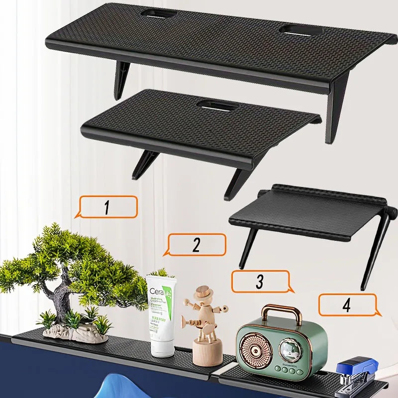 Adjustable TV Screen Top Shelf TV Media Box, Router Shelf Rack Home Organizer