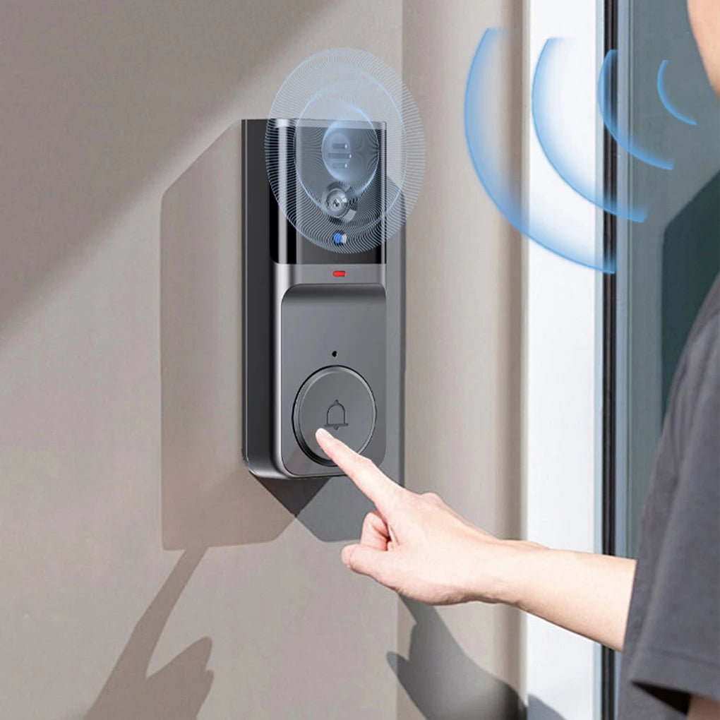 4.3Inch IPS Screen Wireless Video Doorbell Infrared Night Vision 2.4G WiFi Dual Communication Doorbell