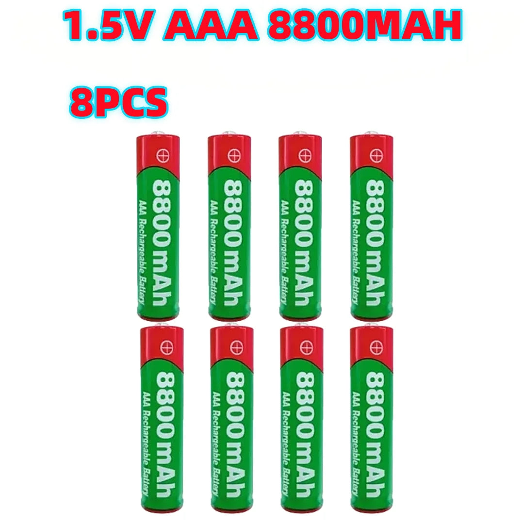 8800mAh Rechargeable Battery AAA NI-Mh Alkalinity Battery 1.5 V