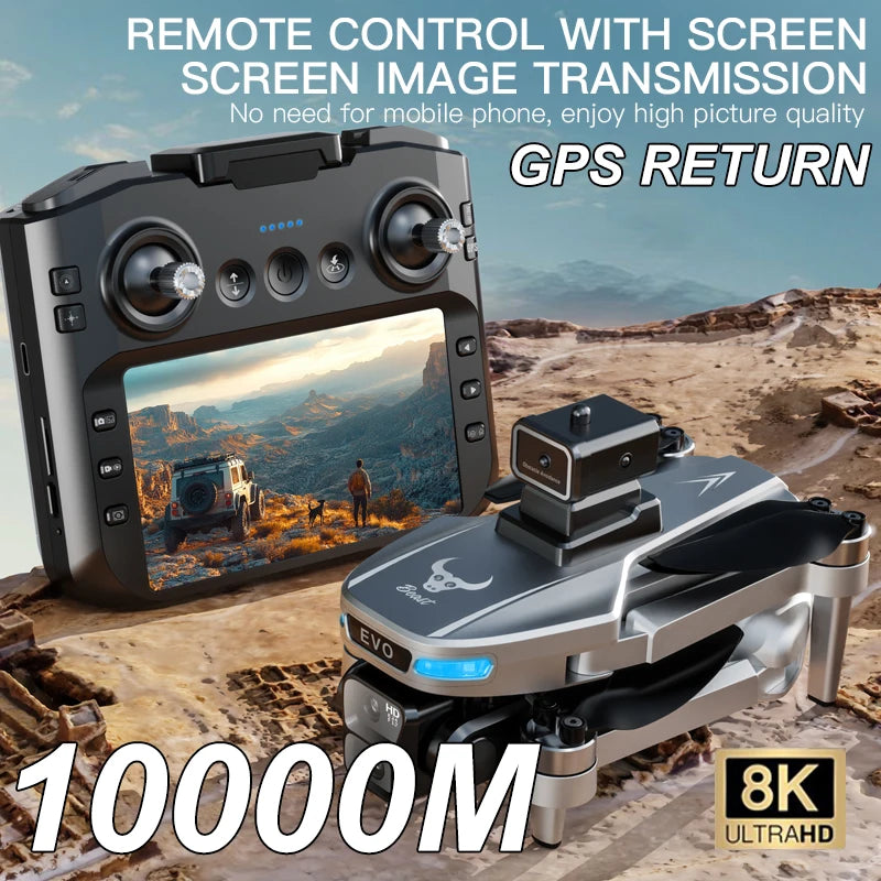 SG901 Drone MAX GPS Professional 8K HD Aerial Avoiding Obstacle with Large Screen Remote Control Folding Brushless Drone