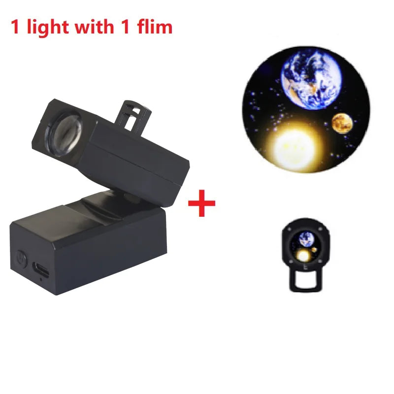 Earth Moon Projection Lamp Star Projector Planet Projector Background Atmosphere Led Night Light