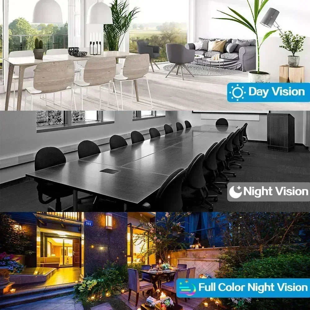 2.4G WIFI 2K IP Camera Two way audio PTZ Move To Follow Outdoor Wifi Surveillance Camera Security Protection