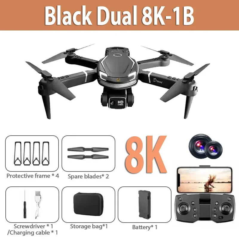 V88 Drone 8K 5G GPS Professional HD Aerial Photography Remote Control Aircraft HD Dual Camera Quadcopter
