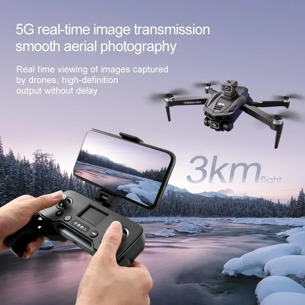 V168 Drone 8K GPS Professional HD Aerial Photography Dual-Camera Omnidirectional Obstacle Avoidance Drone Original