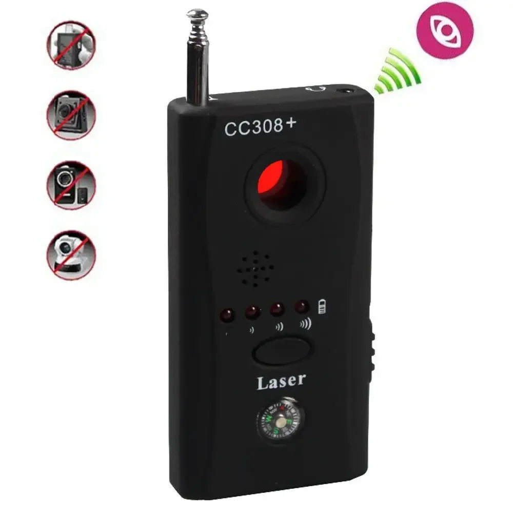 Portable Hidden Camera Detector Anti Spy Candid Bug Finder Mini Wireless Signal Gadgets GSM GPS Radio Scanner RF Tracker