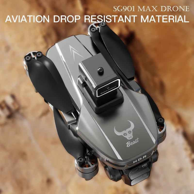 SG901 Drone MAX GPS Professional 8K HD Aerial Avoiding Obstacle with Large Screen Remote Control Folding Brushless Drone