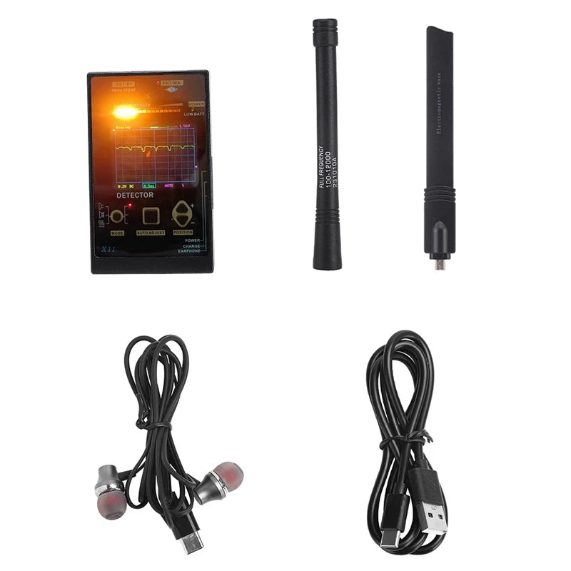 Détecteur de bugs anti-caméra X11, traceur GPS, scanner de signaux RF 2/3/4/5G, recherche d'appareils d'écoute