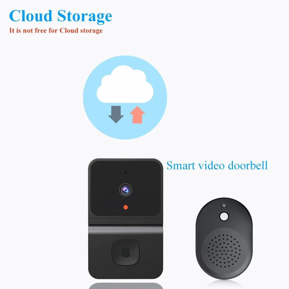 WiFi Outdoor HD Camera Security Door Bell Night Vision Video Intercom Voice Change For Home Monitor Door Phone