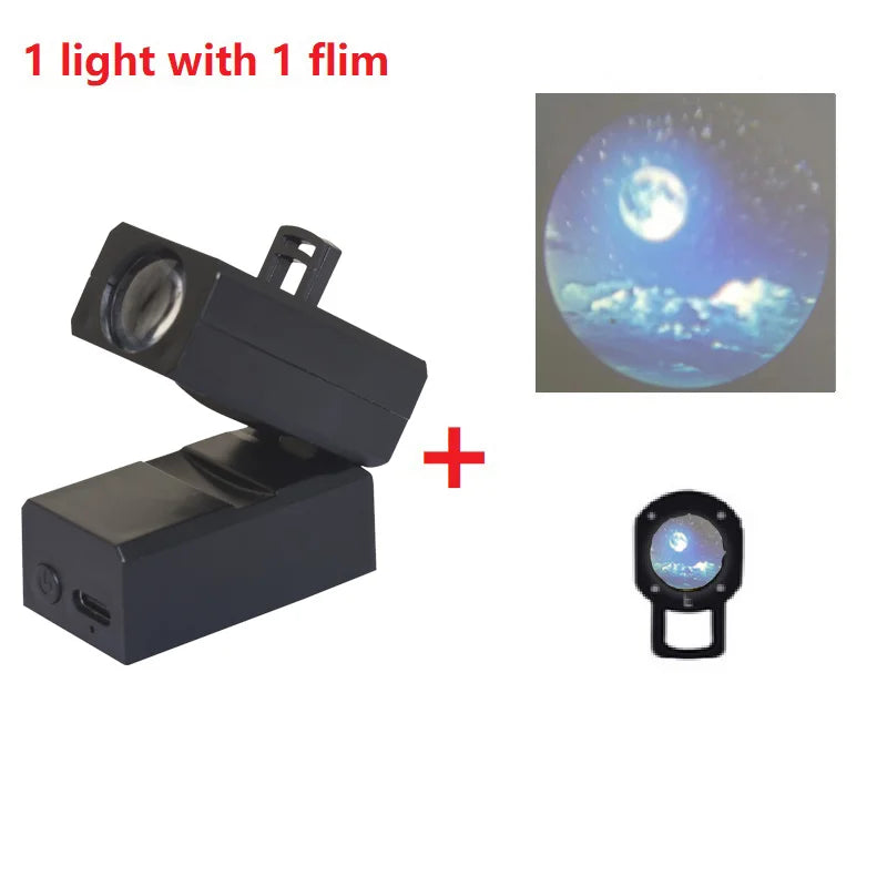 Earth Moon Projection Lamp Star Projector Planet Projector Background Atmosphere Led Night Light