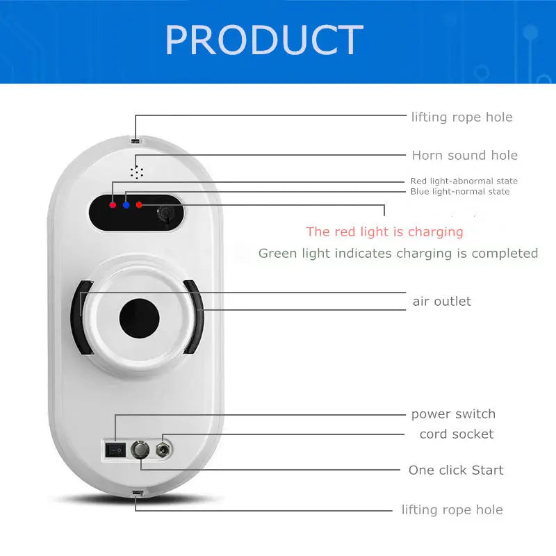Window Cleaning Robot vacuum cleaner high rise building glass robot window