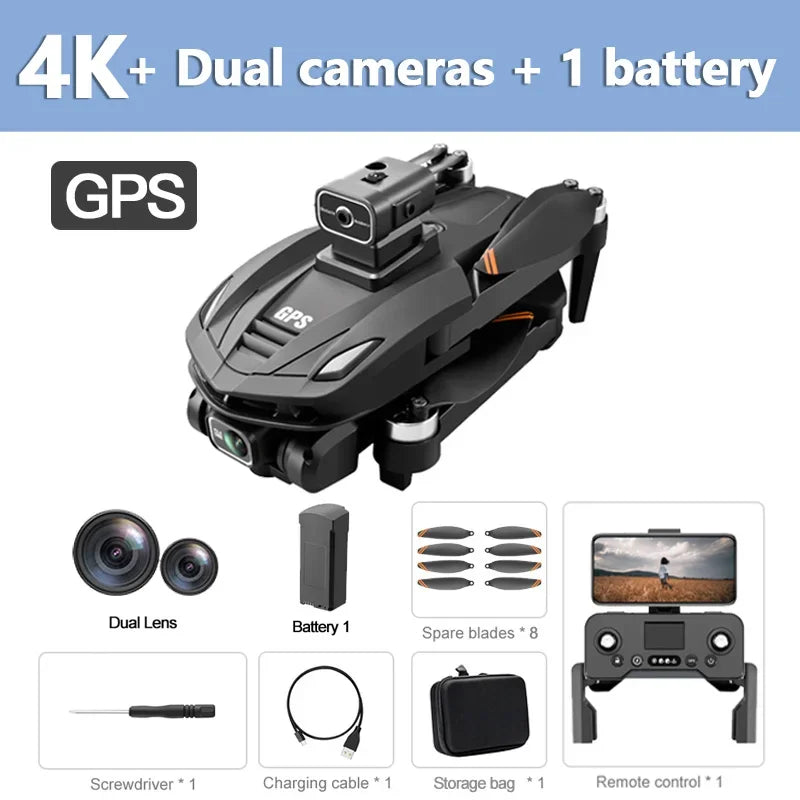 V168 Drone 8K GPS Professional HD Aerial Photography Dual-Camera Omnidirectional Obstacle Avoidance Drone Original