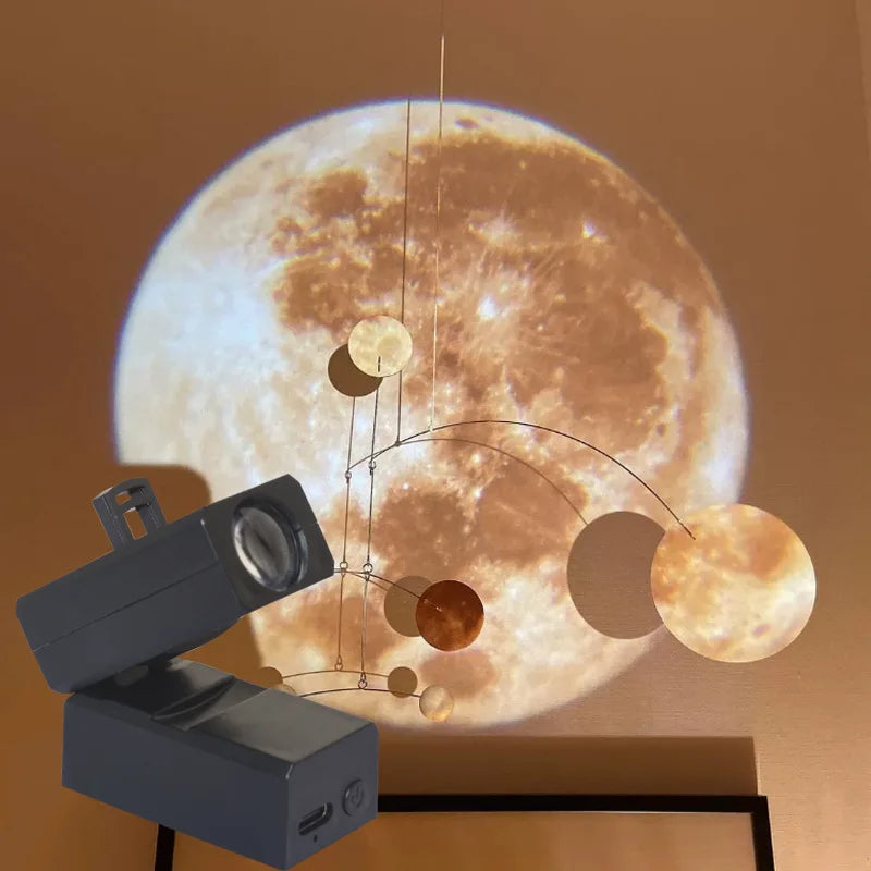 Earth Moon Projection Lamp Star Projector Planet Projector Background Atmosphere Led Night Light