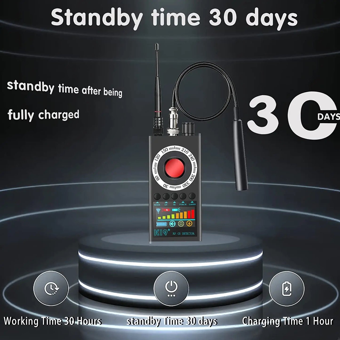 Eavesdropping Hidden Camera Detector RF Wireless Gsm Sound Signal Wiretapping GPS Tracker Spy Cam Detector Bug Finder