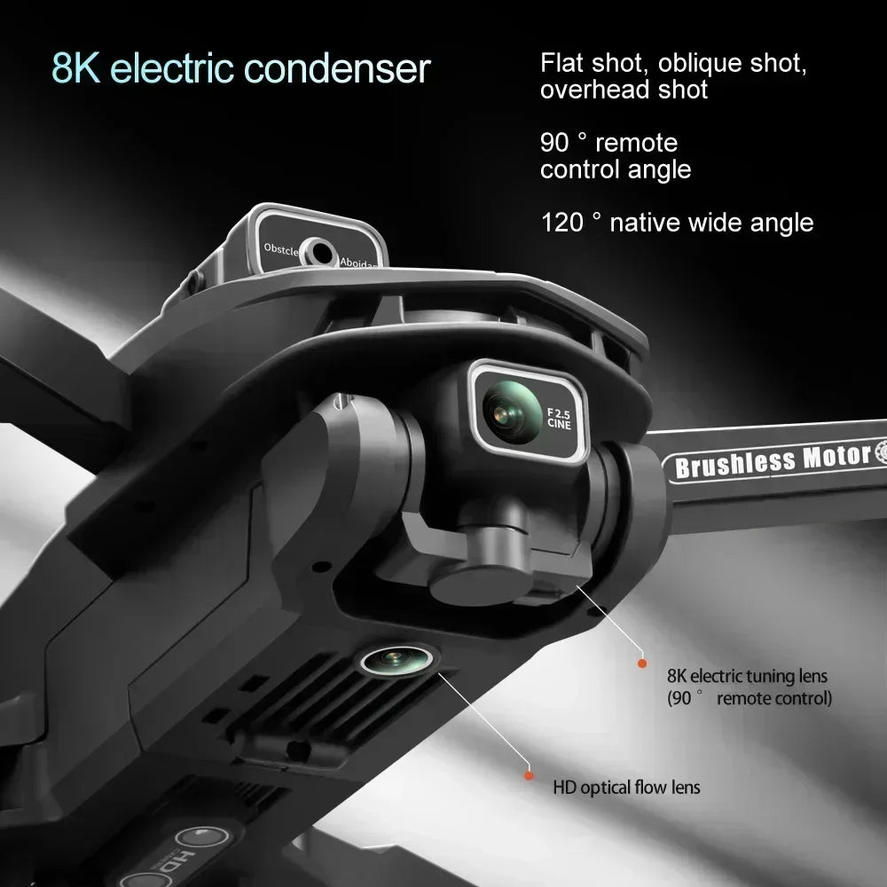 V168 Drone 8K GPS Professional HD Aerial Photography Dual-Camera Omnidirectional Obstacle Avoidance Drone Original