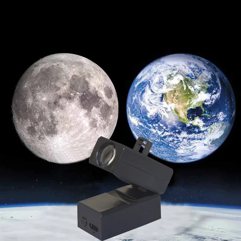 Earth Moon Projection Lamp Star Projector Planet Projector Background Atmosphere Led Night Light