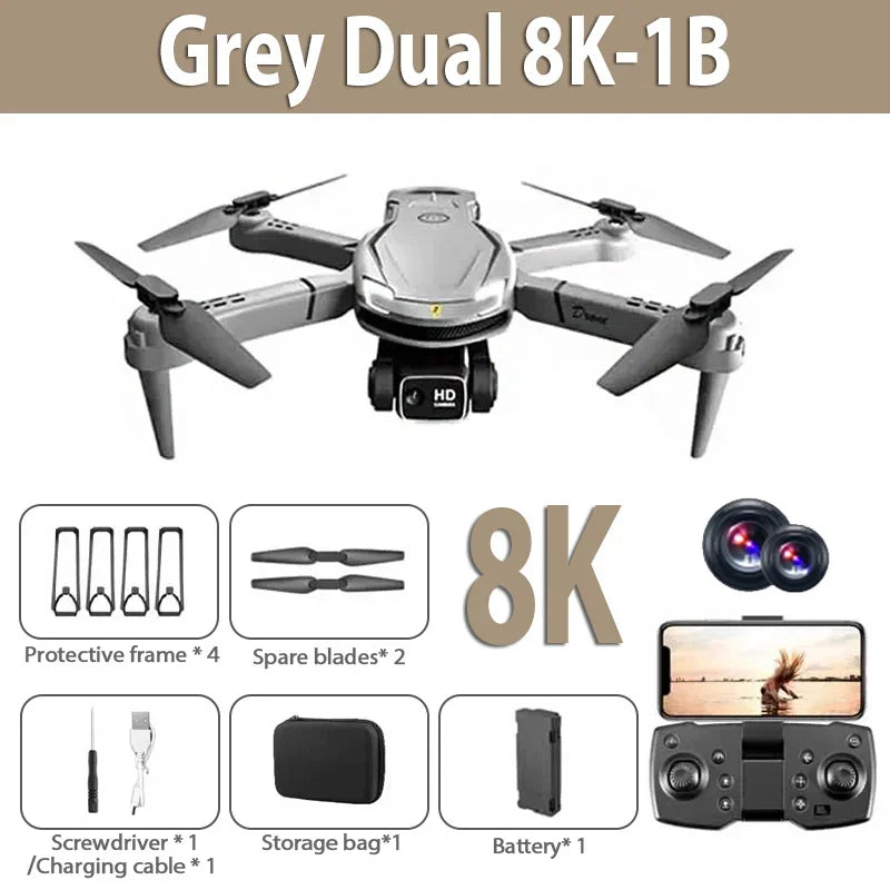 V88 Drone 8K 5G GPS Professional HD Aerial Photography Remote Control Aircraft HD Dual Camera Quadcopter