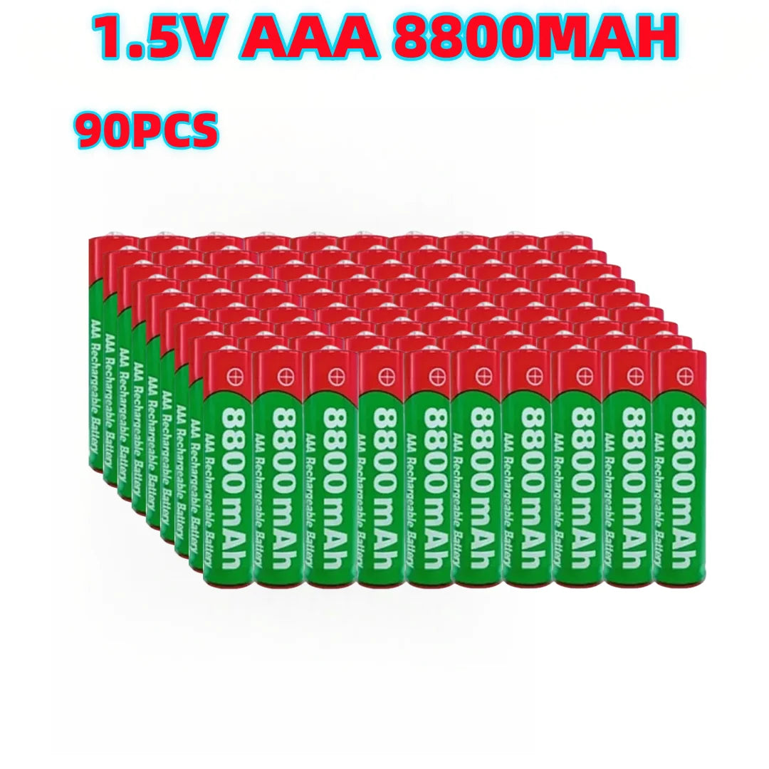 8800mAh Rechargeable Battery AAA NI-Mh Alkalinity Battery 1.5 V