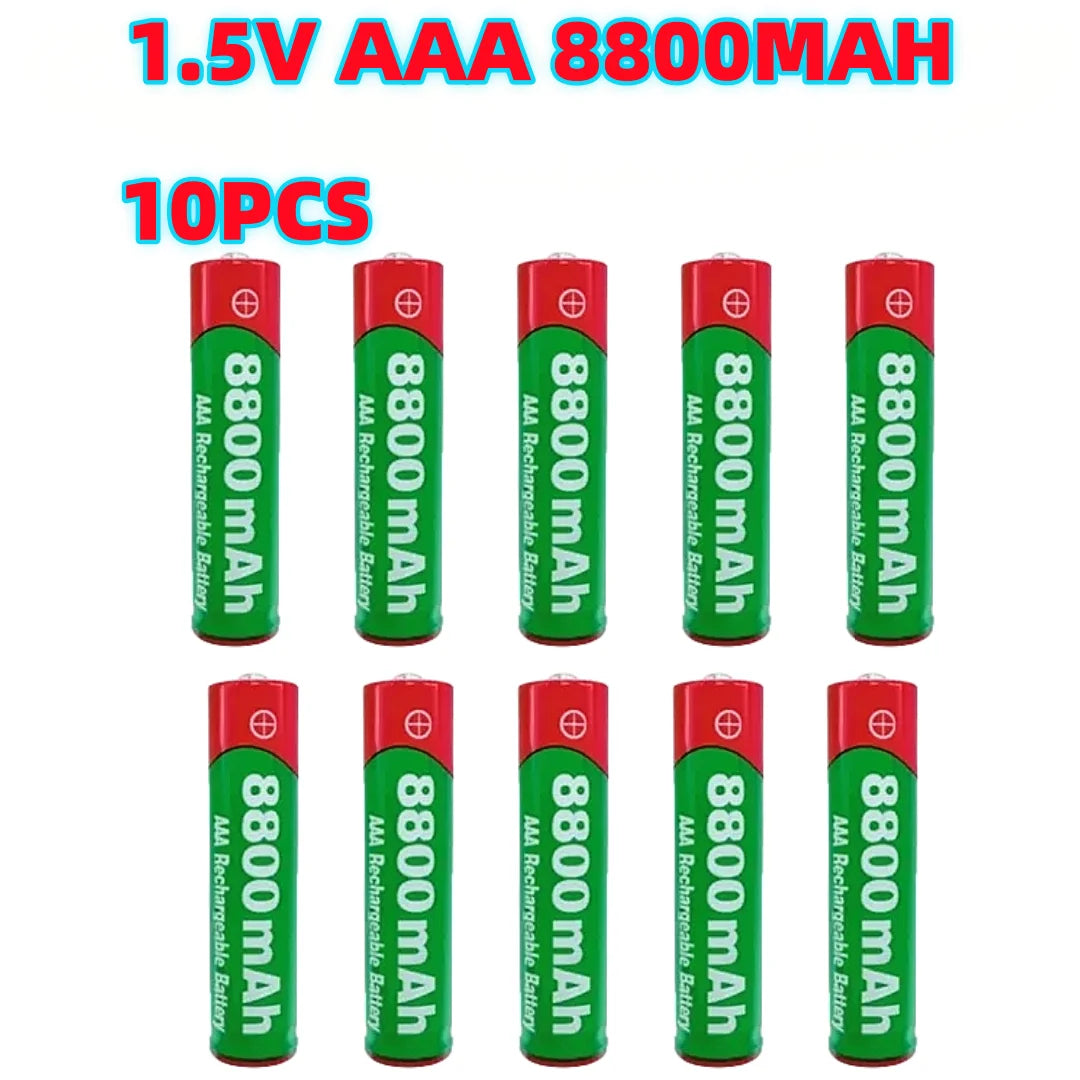 8800mAh Rechargeable Battery AAA NI-Mh Alkalinity Battery 1.5 V