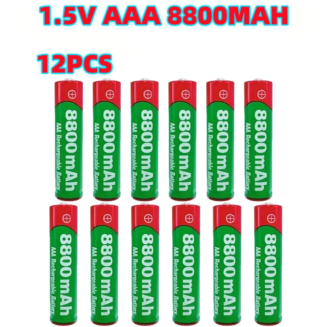 8800mAh Rechargeable Battery AAA NI-Mh Alkalinity Battery 1.5 V