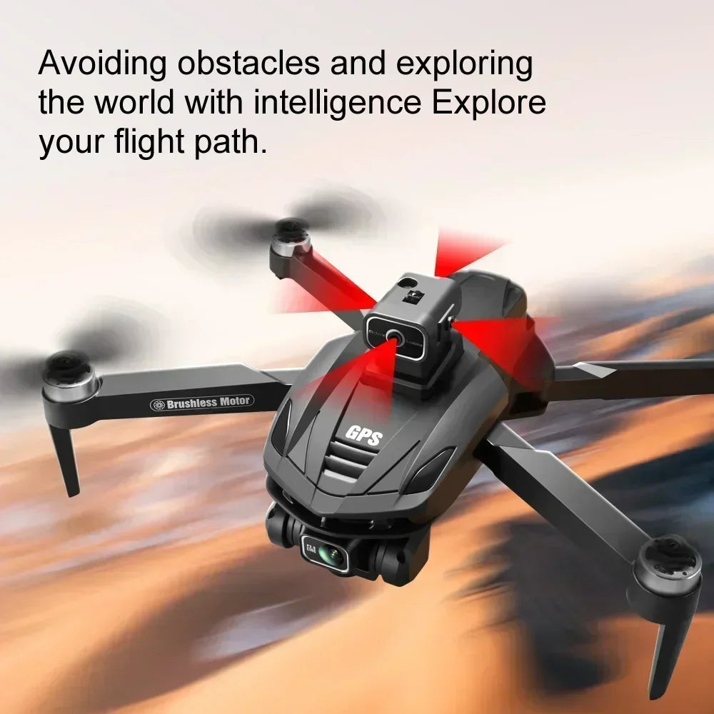 V168 Drone 8K GPS Professional HD Aerial Photography Dual-Camera Omnidirectional Obstacle Avoidance Drone Original
