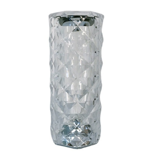 "Creative Crystal Diamond Table Lamp – Rechargeable Acrylic Bedside Light"