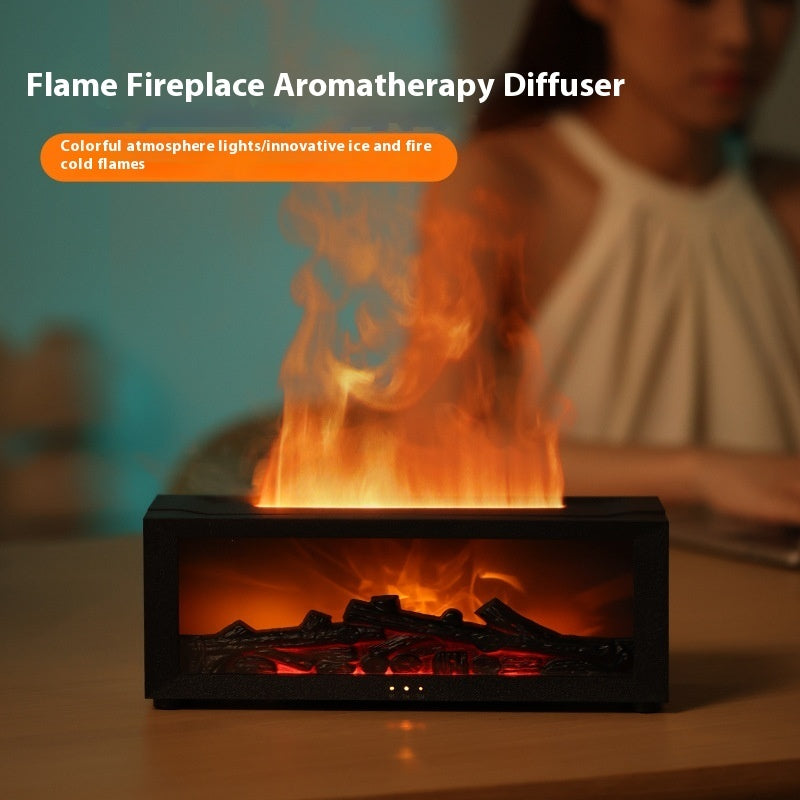 Fireplace Machine Flame Aromatherapy Diffuser