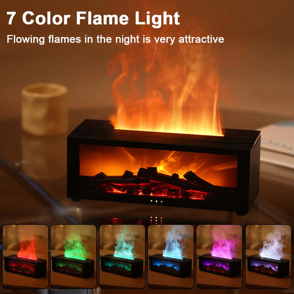 Fireplace Machine Flame Aromatherapy Diffuser