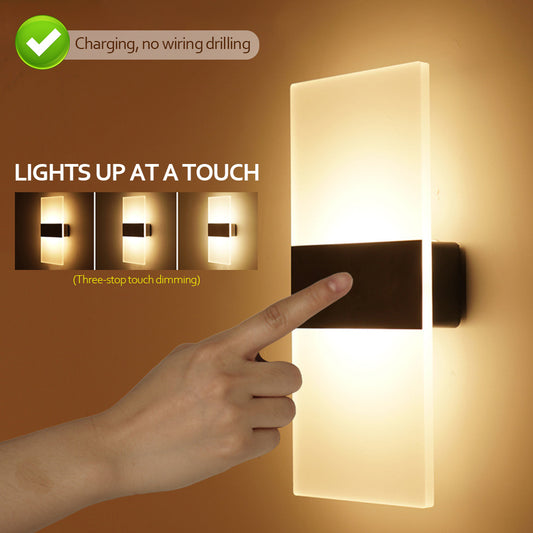 "Indoor Sensing USB Charging Wall Lamp – Smart & Convenient Lighting"