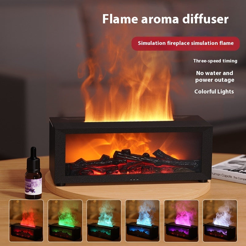 Fireplace Machine Flame Aromatherapy Diffuser