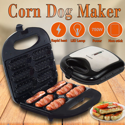 "Home Hot Dog & Sausage Frying Machine – Kitchen Gadget for Quick Grilling"