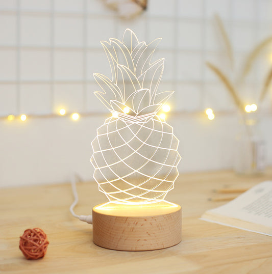 "Pineapple Table Lamp – Stylish Bedside Lighting for Your Home"