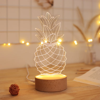 "Pineapple Table Lamp – Stylish Bedside Lighting for Your Home"