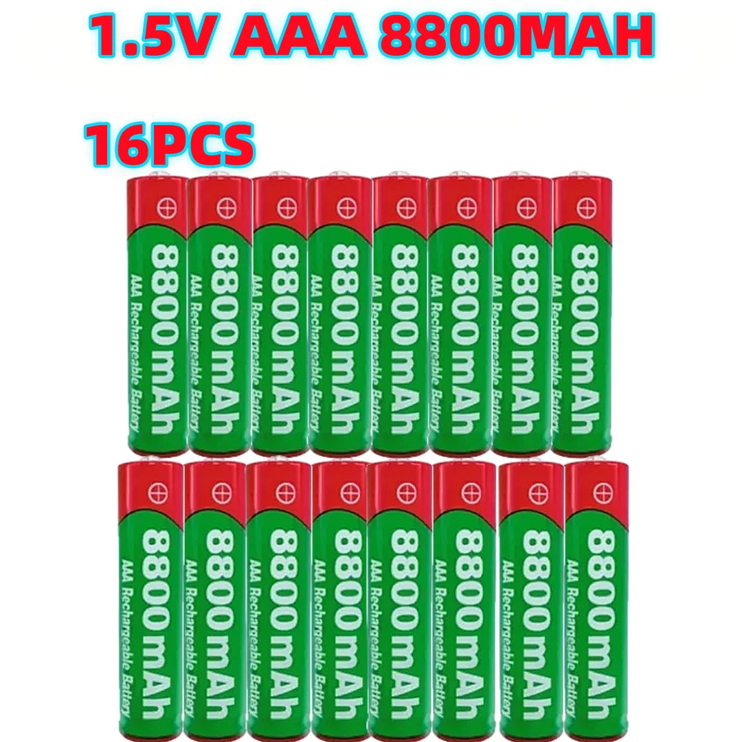 8800mAh Rechargeable Battery AAA NI-Mh Alkalinity Battery 1.5 V