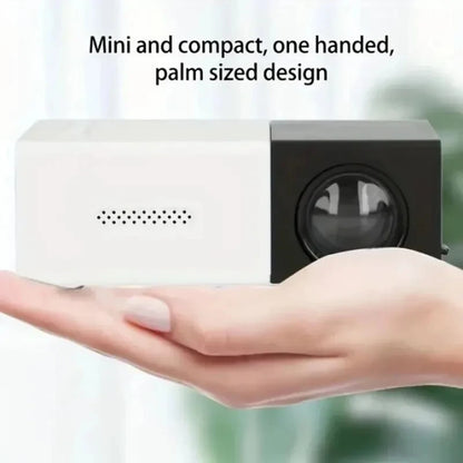 Mini projecteur de cinéma adapté au camping en plein air, aux cinémas en plein air et aux home cinémas, avec une durée de vie de 30 000 heures