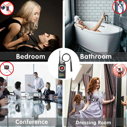 Eavesdropping Hidden Camera Detector RF Wireless Gsm Sound Signal Wiretapping GPS Tracker Spy Cam Detector Bug Finder