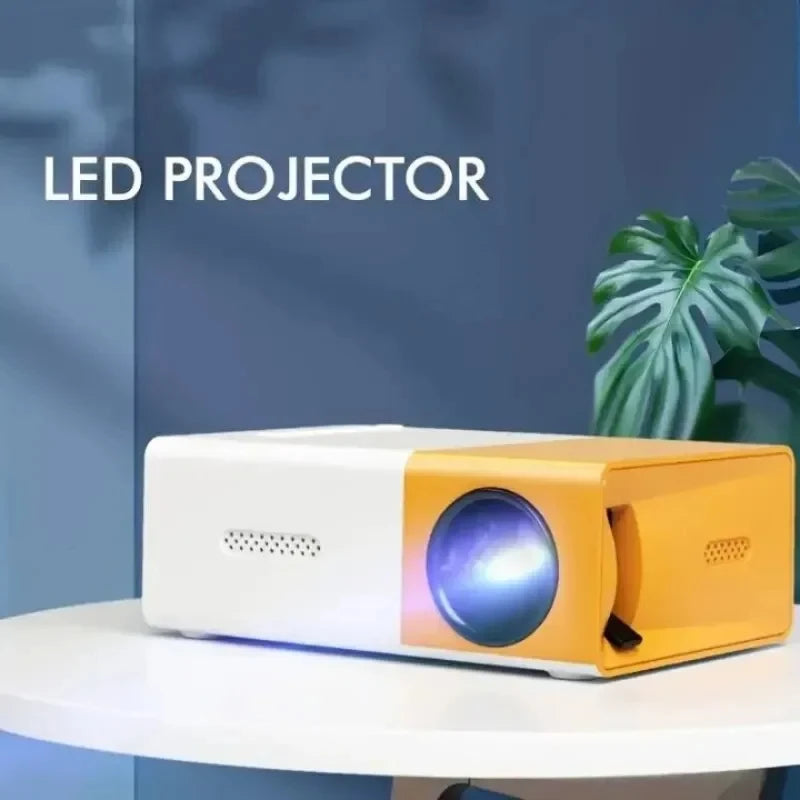 Mini projecteur de cinéma adapté au camping en plein air, aux cinémas en plein air et aux home cinémas, avec une durée de vie de 30 000 heures