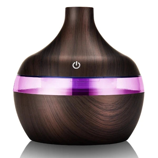 Wood Ultrasonic Air Humidifier Aroma Diffuser